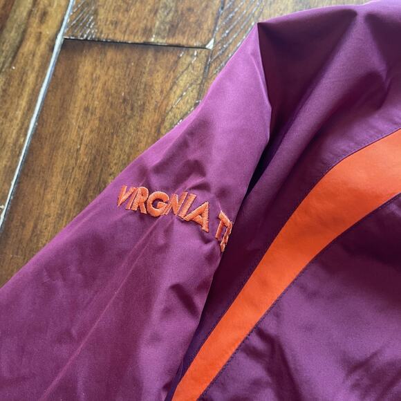 Virginia Tech Hokies Jacket Mens 2XL Maroon NCAA Football Nike Clima Fit VT XXL - Picture 10 of 14